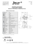 Zoeller Model 137 Sump Pump Specsheet