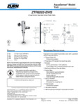 ZTR6203-EWS Specsheet ZTR6203-EWS Specsheet