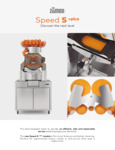 Zumex Speed S+ Spec Sheet Zumex Speed S+ Spec Sheet