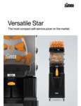 Zumex Versatile Pro All-in-One Spec Sheet Zumex Versatile Pro All-in-One Spec Sheet