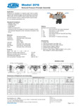 Zurn Model 375 Specsheet