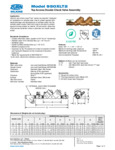 Zurn Model 950XLT2 Specsheet