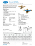 Zurn Model 975XL Specsheet Zurn Model 975XL Specsheet