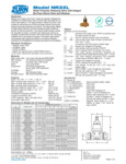 Zurn Model NR3XL Specsheet Zurn Model NR3XL Specsheet