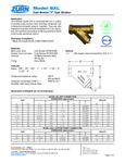 Zurn Model SXL Specsheet