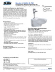 Zurn Z-WC2-S-TM Zurn Z-WC2-S-TM