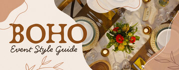 How to Style a Boho Wedding or Event