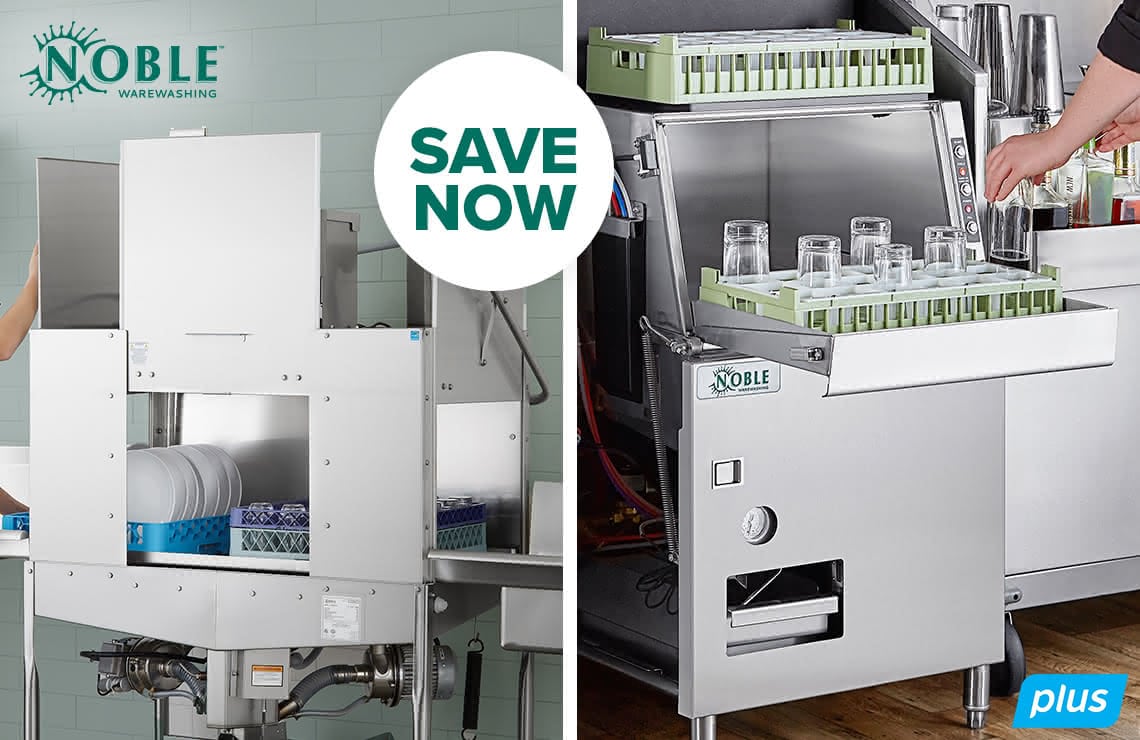 Noble Warewashing Equipment - For a Quick and Efficient Clean. Save Now. Use Code: SANITATION