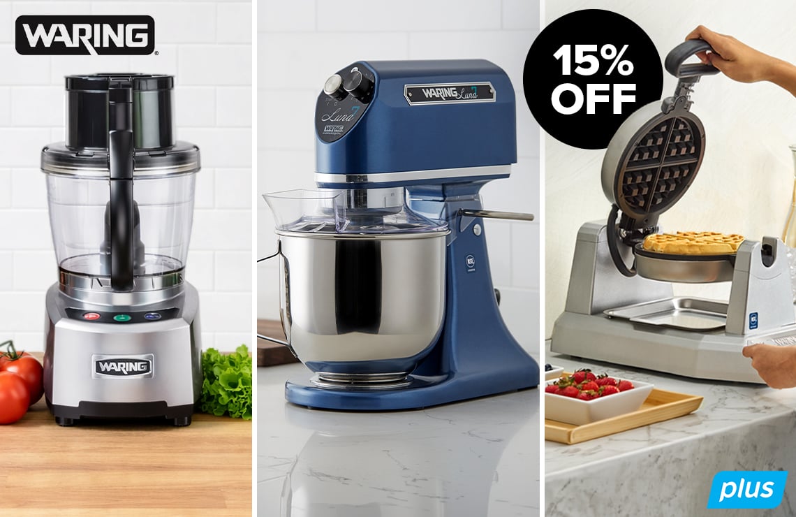 15% Off Waring Equipment Essentials
