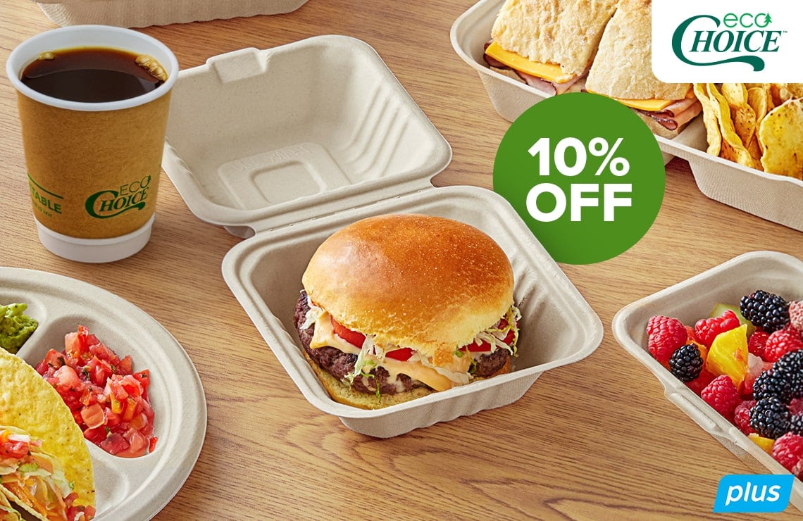 10% Off EcoChoice Take-Out Necessities