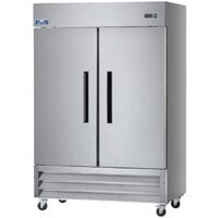 Arctic Air AR49 54" Two Section Solid Door Reach-in Refrigerator - 49 cu. ft.