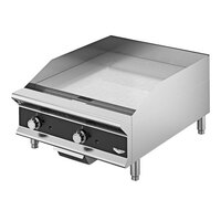 Vollrath GGMDM-36 36" Medium-Duty Countertop Griddle with Manual Controls - 84,000 BTU