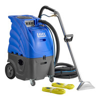 Lavex Dual 2-Stage Cold Water Carpet Extractor with 25' Hoses and 12" Stainless Steel Wand - 12 Gallon, 100 PSI