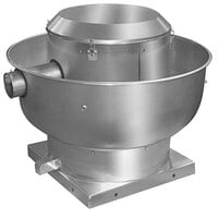Canarm 12 1/4" Variable Speed Upblast Direct-Drive Aluminum Exhauster ALX120-UD050EC - 1,548 CFM, 1 Phase, 1/2 hp