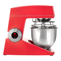 Varimixer V5-R Teddy 5 Qt. Red Tilt Head Countertop Mixer with Standard Accessories - 120V, 2/5 hp