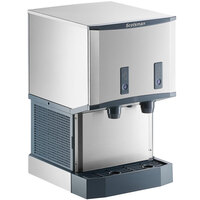 Scotsman HID525AB-1 Meridian® Countertop Air Cooled Ice Machine and Water Dispenser with Push Button Dispensing - 25 lb. Bin Storage