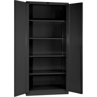 Hallowell DuraTough 21" x 36" x 78" Gray Heavy-Duty 4-Shelf Storage Cabinet HW6SC6178-4CL