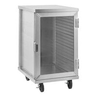 Regency 20 Pan End Load Enclosed Bun / Sheet Pan Rack with Clear Acrylic Door - Welded