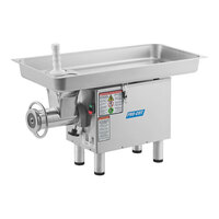 ProCut KG-22-W-XP-SS #22 Stainless Steel Electric Meat Grinder with Safe Guard - 220V, 2 hp