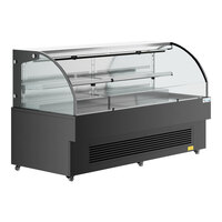 Avantco HAC-51-W 47 3/16" White Horizontal Air Curtain Merchandiser with 1 Shelf and LED Lighting - 115V