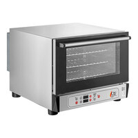Cooking Performance Group COH-D3-A Electric Digital Countertop 3 Tray Half Size Convection Oven with Moisture Injection - 120V, 1650W