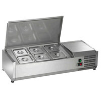 Arctic Air ACP40 40" Refrigerated Countertop Condiment Prep Station