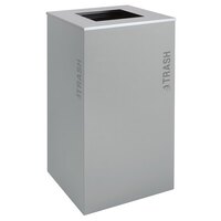 Ex-Cell Kaiser RC-KD36-T BT-HMG Black Tie Kaleidoscope Hammered Grey 36 Gallon Square Trash Can