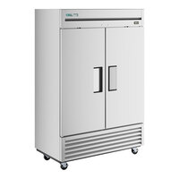 True TS-49-HC 54 1/8" Stainless Steel Solid Door Reach-In Refrigerator