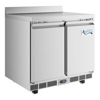 Avantco ZWT-36R-WMS 36" VersaHub WiFi-Enabled Front Breathing Worktop Refrigerator with 3 1/2" Backsplash