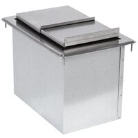 Advance Tabco D-12-IBL Stainless Steel Drop-In Ice Bin - 12" x 18"