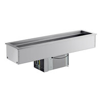 Delfield N8168NBP Narrow Three Pan Drop In Refrigerated Cold Food Well