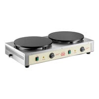 Carnival King TCM16DBL 16" Dual Non-Stick Crepe Maker - 208/240V