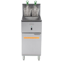 Dean by Frymaster SR114E Super Runner Economy 40 lb. Electric Floor Fryer - 208V, 1 Phase