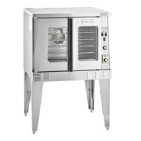 Garland MCO-GS-10S Natural Gas Single Deck Standard Depth Full Size Convection Oven with Analog Controls - 60,000 BTU
