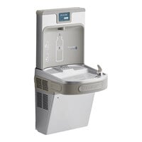 Zurn Elkay LZS8WSSP Stainless Steel 8 GPH Filtered Bottle Filling Station with Touchless Sensor Activation - 115V - Chilled