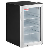 Galaxy CRG-3 Black Customizable Countertop Display Refrigerated Merchandiser - 2.5 cu ft.