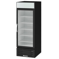 Beverage-Air MMF23HC-1-BS MarketMax 27" Black Glass Door Merchandising Freezer with Stainless Steel Interior