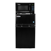 MicroFridge by Danby 3.1MF7-7A1 3.1 Cu. Ft. Black Solid Two Door Reach-In Refrigerator / Freezer with One Plug Microwave