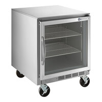 Beverage-Air UCR24AHC-25-23 24" Low Profile Glass Door Undercounter Refrigerator