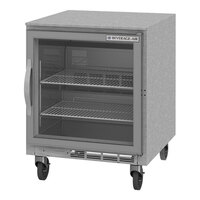 Beverage-Air UCR27AHC-25-ADA 27" Undercounter Refrigerator with Glass Door and LED Lighting