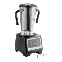 AvaMix BX1GRGT 3 3/4 hp 1 Gallon Stainless Steel Heavy Duty Commercial Food Blender with Timer - 120V