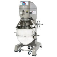 Globe SP60 60 Qt. Planetary Floor Mixer with Guard & Standard Accessories - 220V, 3 hp