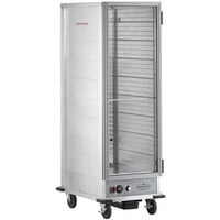 MainStreet Equipment CH-1836U Full Size Non-Insulated Heated Holding Cabinet with Clear Door - 120V