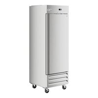 Avantco A Plus AP-23R 27 1/2" Stainless Steel Solid Door Reach-In Refrigerator