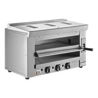 Cooking Performance Group S-36-SB-L 34" Liquid Propane Infrared Salamander Broiler - 36,000 BTU