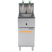 Dean by Frymaster SR114E Super Runner Economy 40 lb. Electric Floor Fryer - 208V, 1 Phase