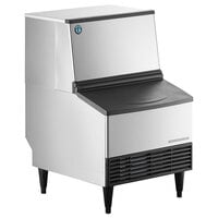 Hoshizaki KM-231BAJ 24" Air Cooled Undercounter Crescent Cube Ice Machine with Bin - 213 lb.