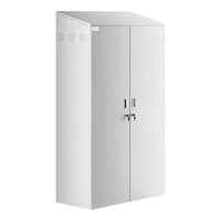 Regency 48" Stainless Steel Mop Sink Cabinet - 20" x 16" x 12" Mop Sink on Left Side