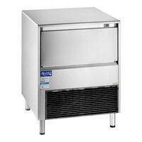 Avantco Ice Diamond EUC-F-340-A Air-Cooled Undercounter Full Cube Ice Machine with 99 lb. Bin - 340 lb., 115V