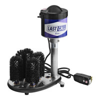 Noble Warewashing Last Call 274LCNBGW Heavy-Duty Upright Five Brush Electric Glass Washer - 115V